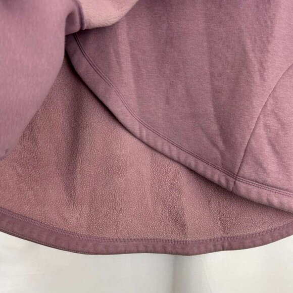 Athleta Women's Medium Mauve Asymmetrical Zip Pullover Sweatshirt Long Sleeve - Picture 12 of 15